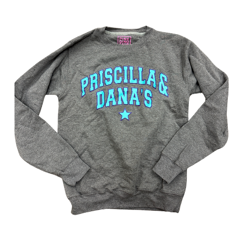 grey sweatshirt