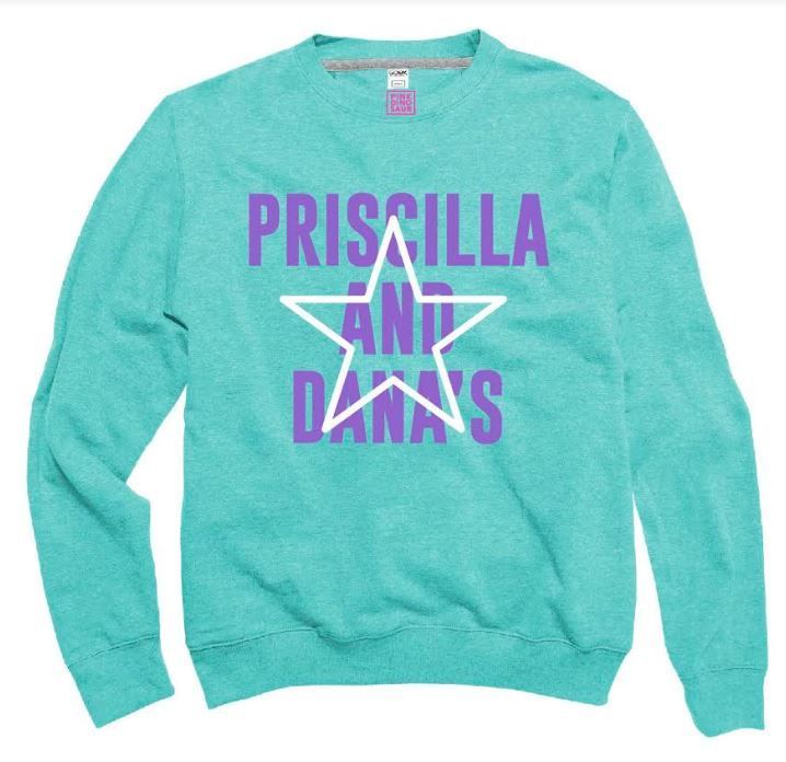 stars crewneck sweatshirt