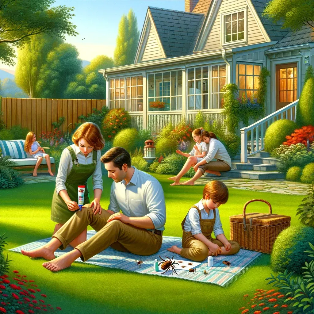 Family enjoying the outdoors