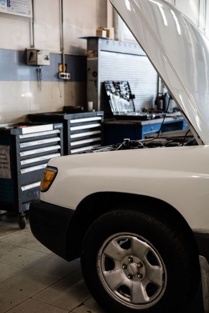 Vehicle Maintenance Inside Auto Repair Shop | Knost Tire & Automotive