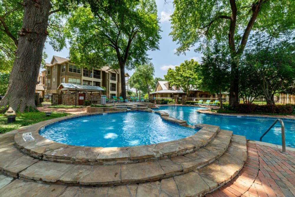Swimming pool at Marquis at Bellaire Ranch in Fort Worth, TX.