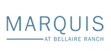 Marquis at Bellaire Ranch logo in blue and gray text on a white background