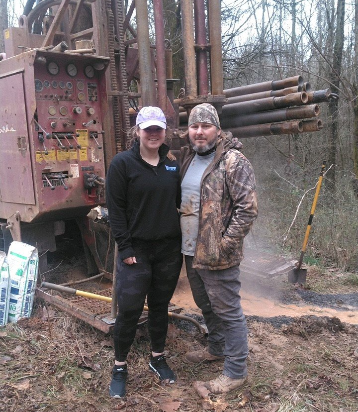 Technician Installing Heating System - Cleveland, TN - Calfee Clyde & Sons Well Drilling Inc. Technician Installing Heating System - Cleveland, TN - Calfee Clyde & Sons Well Drilling Inc.