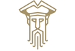 Logo di un calamaro stilizzato in oro su sfondo bianco.