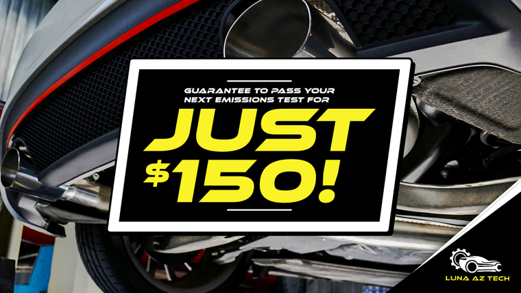 Advertisement: Exhaust system with text 