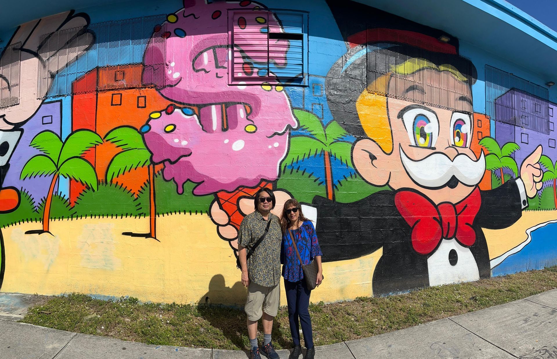 Art gallery visit in Wynwood as part of the city tour.