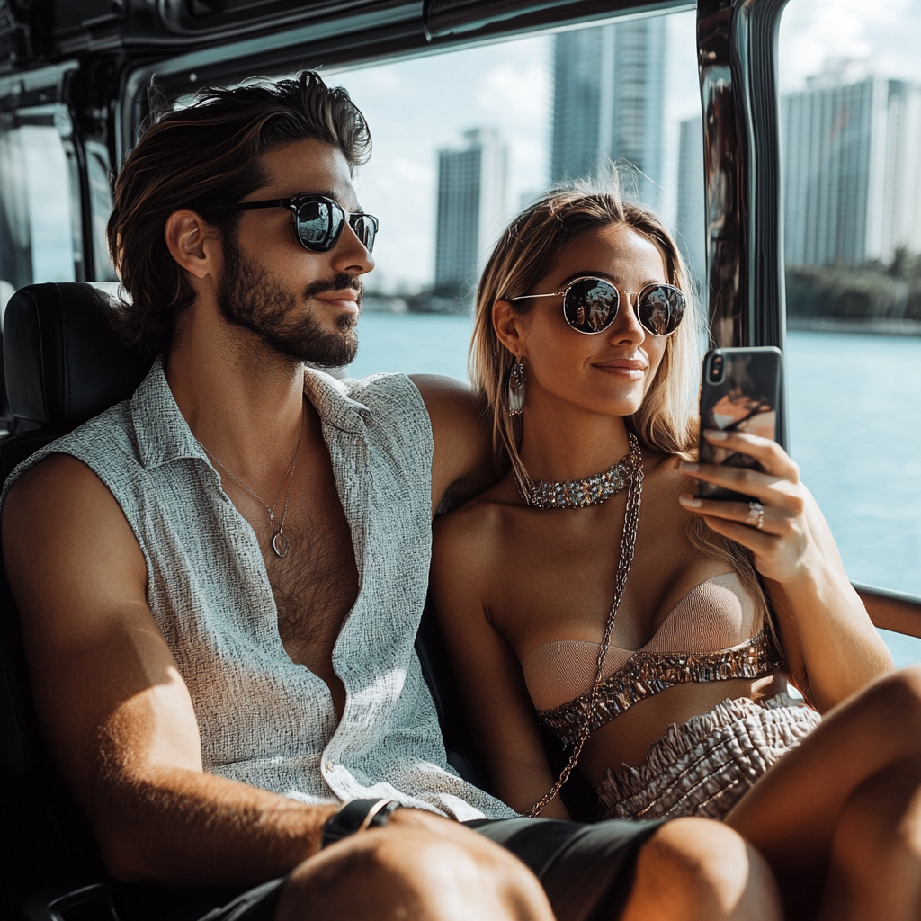 Panoramic views of Miami skyline photo spot