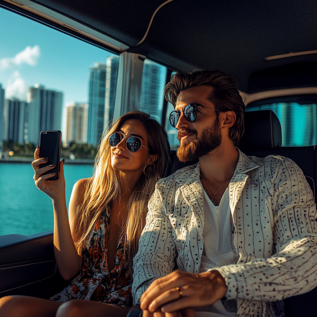 Panoramic views of Miami skyline photo spot