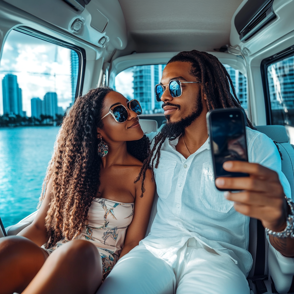 Panoramic views of Miami skyline photo spot