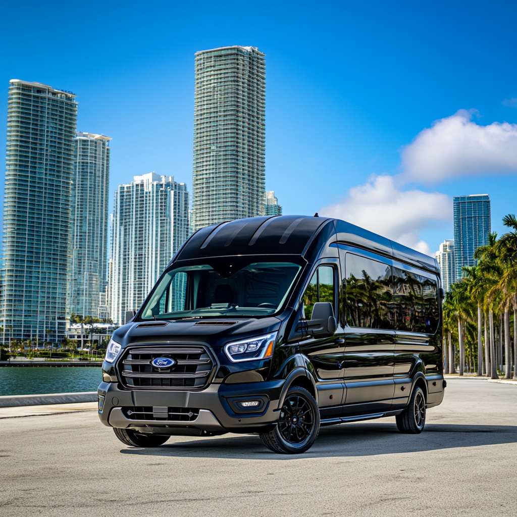 Miami skyline tour private bus