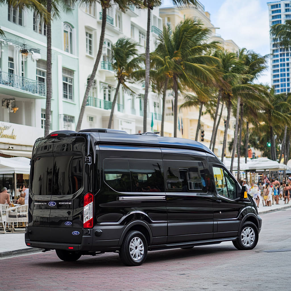 14-passenger Miami tour bus