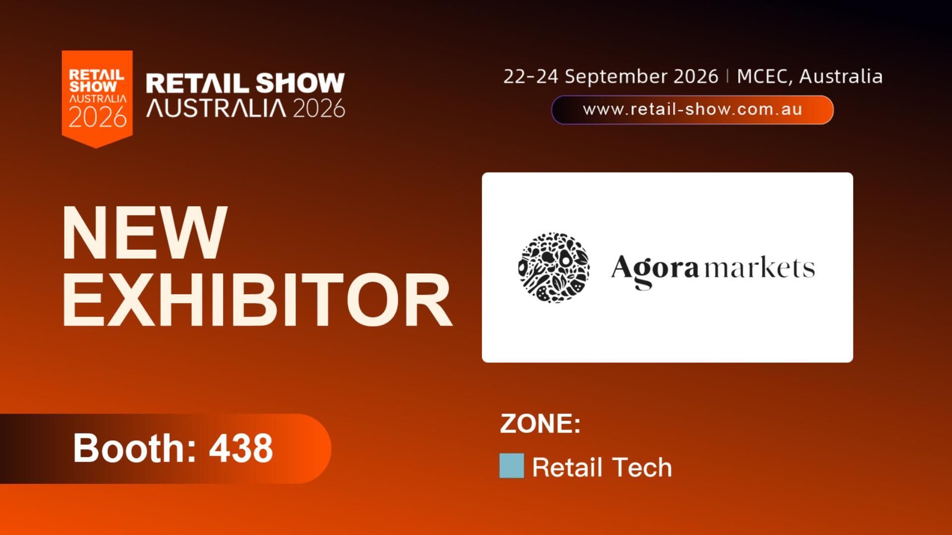 Retail Show Australia new exhibitor ad for Catecut, booth 373, Zone A1 on an orange background