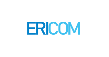 ERICOM logo in blue text on a white background