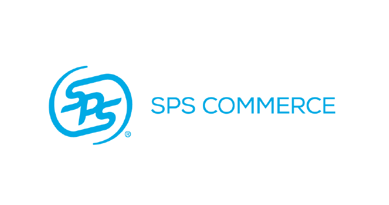 SPS Commerce logo with blue stylized “SPS” icon and text on a white background