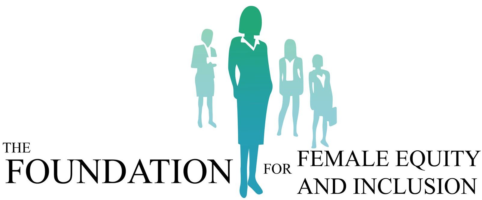 A logo for the foundation for female equity and inclusion