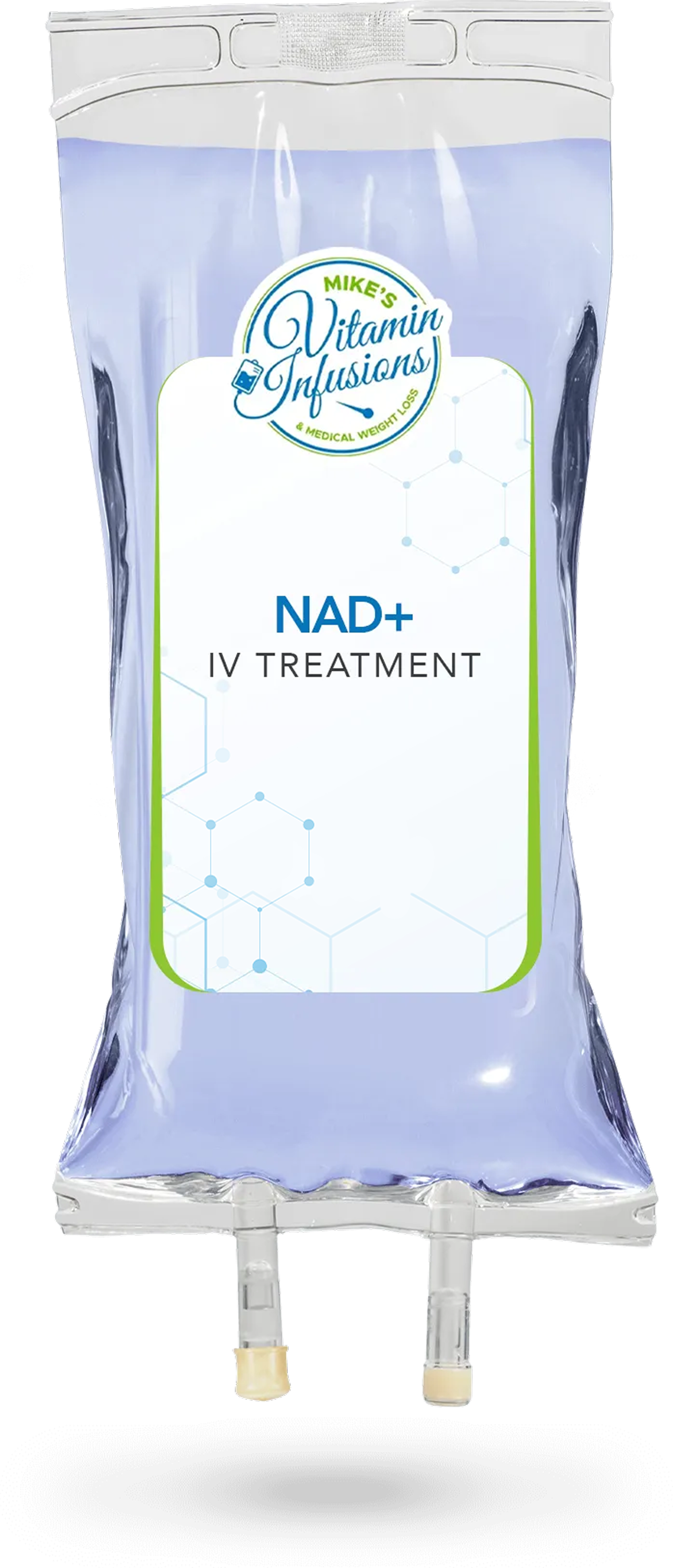IV bag labeled
