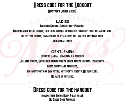 Contact Us | Marietta Fine Dining