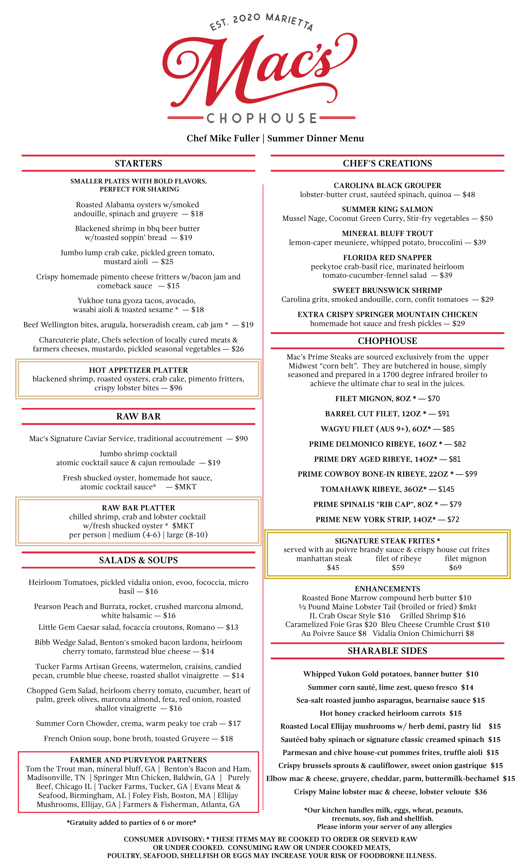 Dinner on Marietta Square