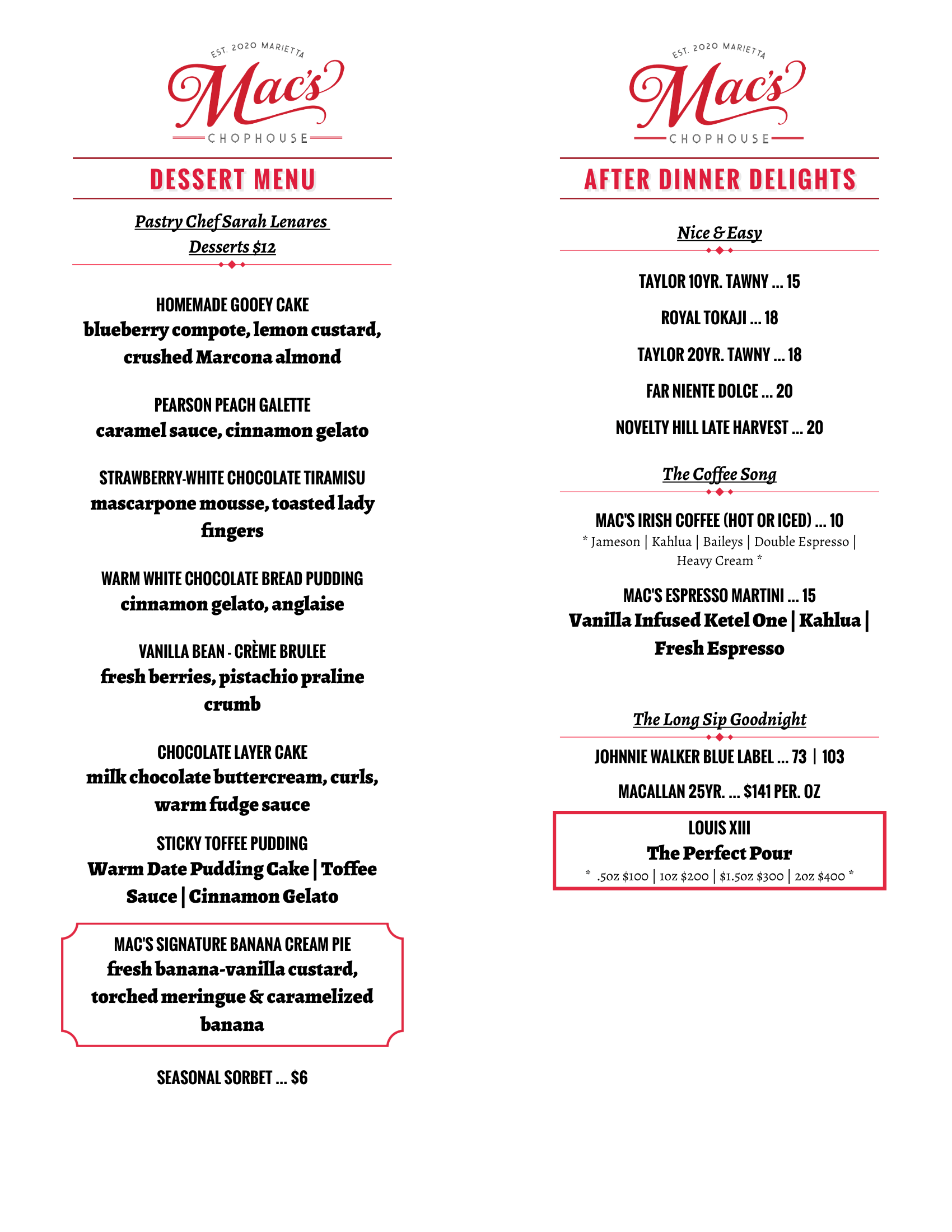 Dessert Restaurant Marietta Square