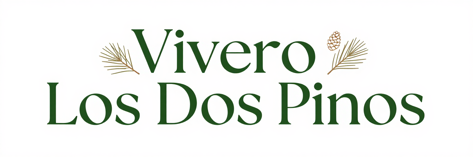 Logo tipográfico de Vivero Los Dos Pinos