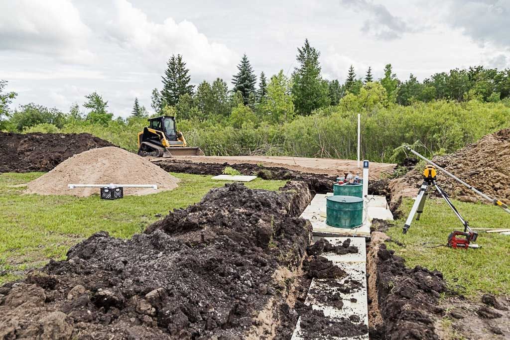 Dual Bay Septic Tank Install