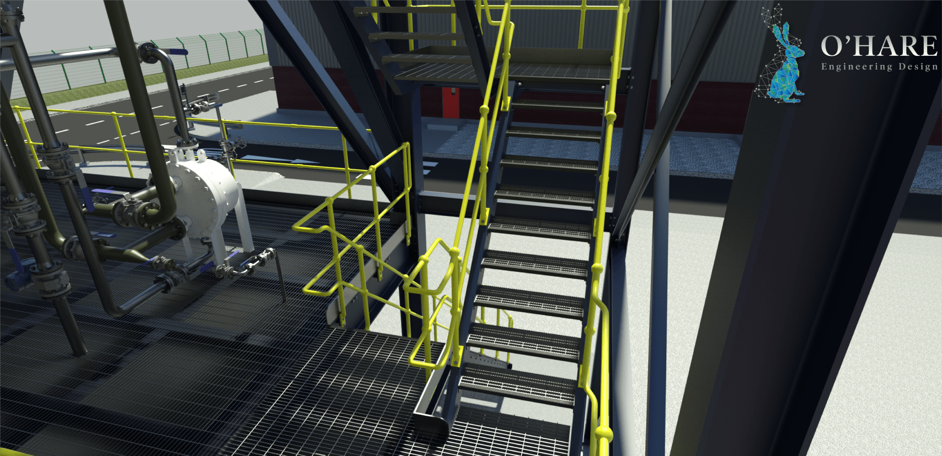 3D model and visualisation petrochemical plant