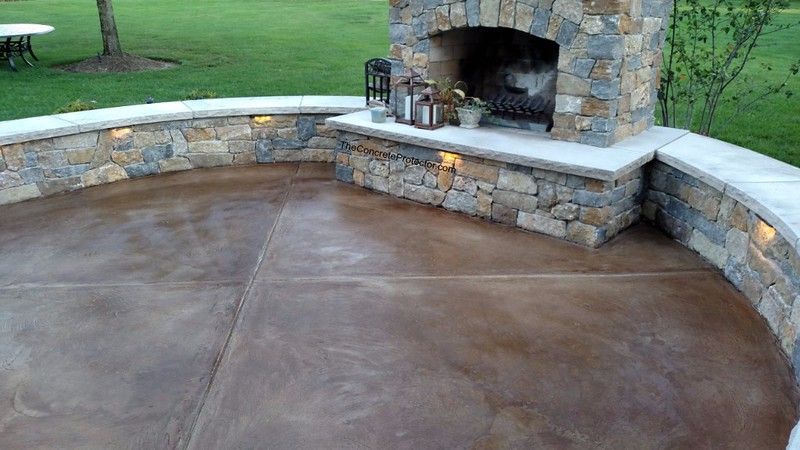 concrete patio construction