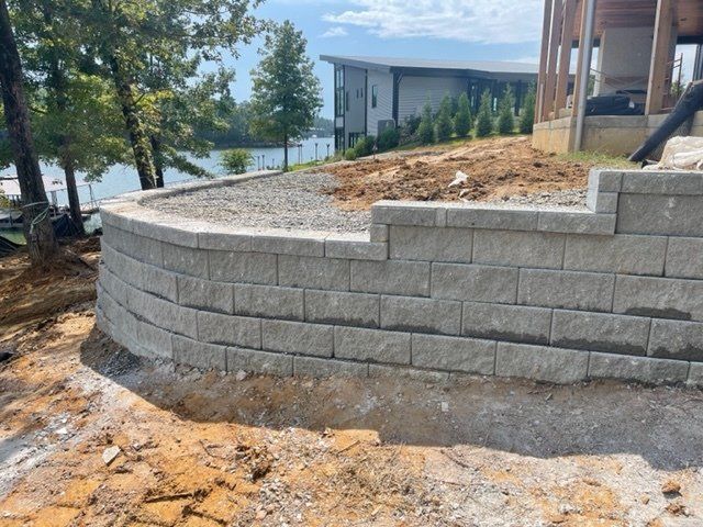 lake wall construction