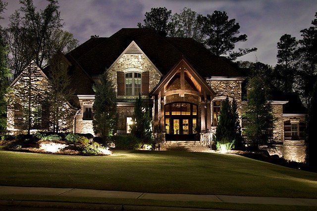 lighting and landscaping