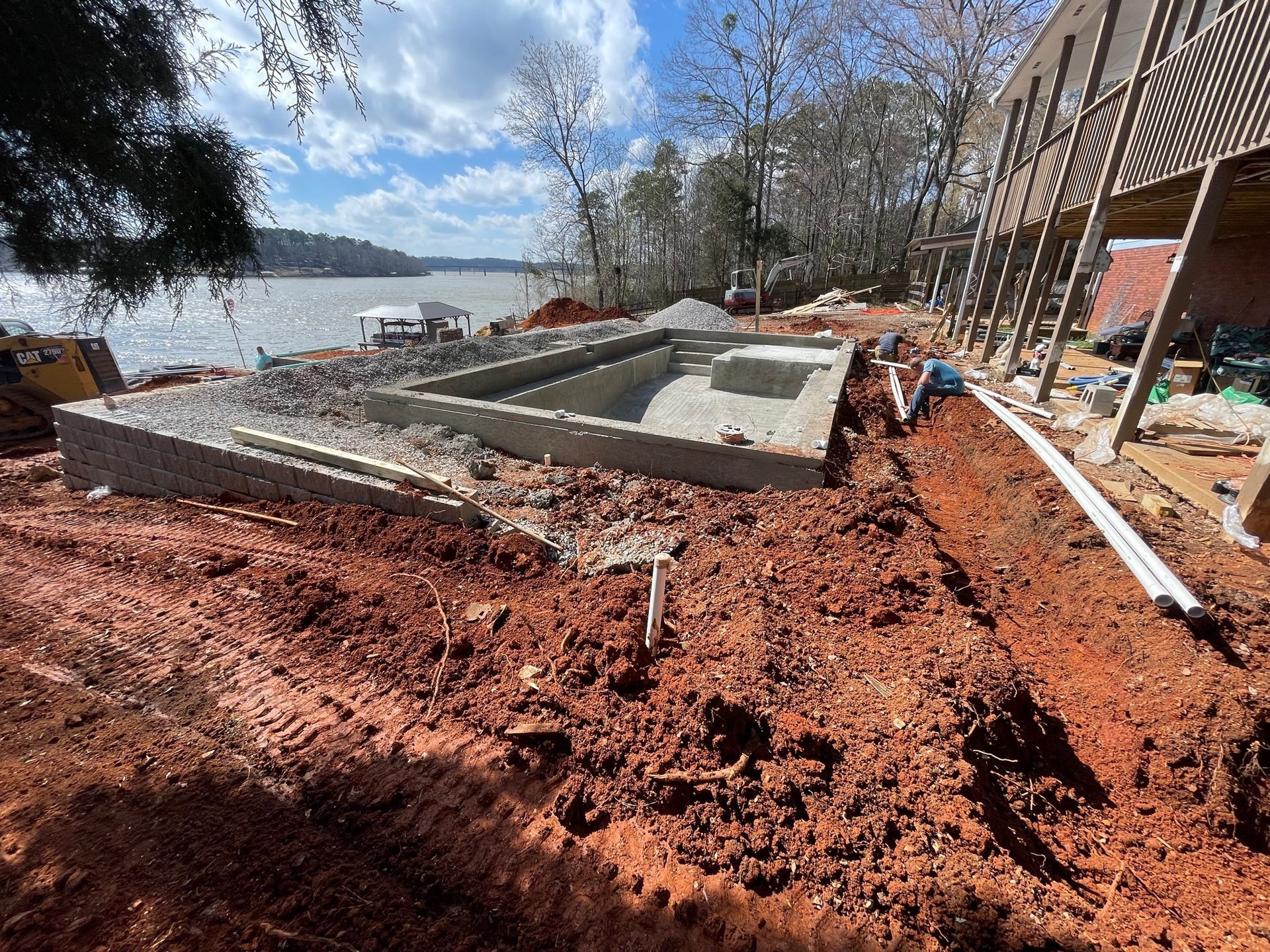 swimming pool construction