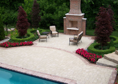 outdoor fireplace builders