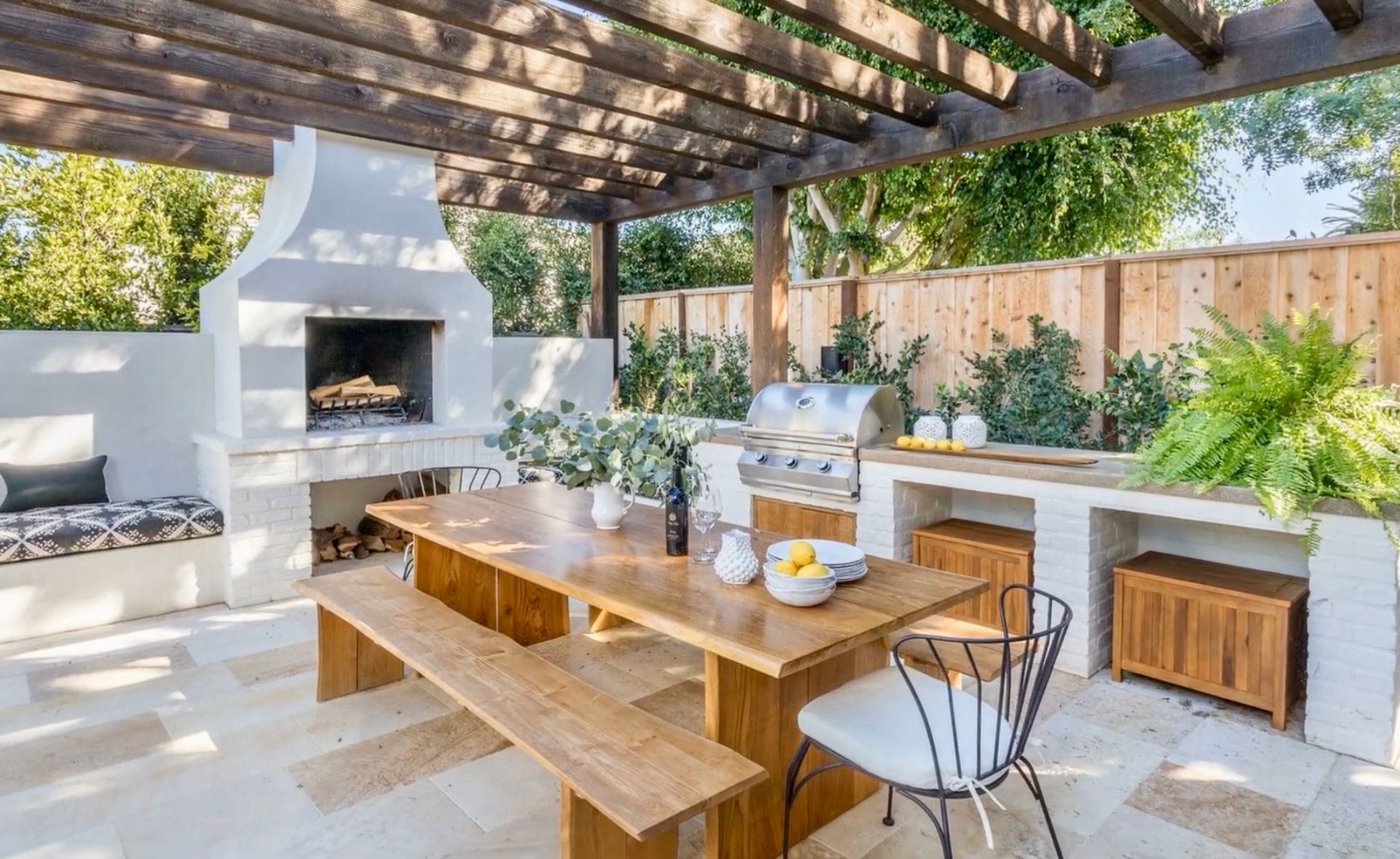 outdoor kitchens