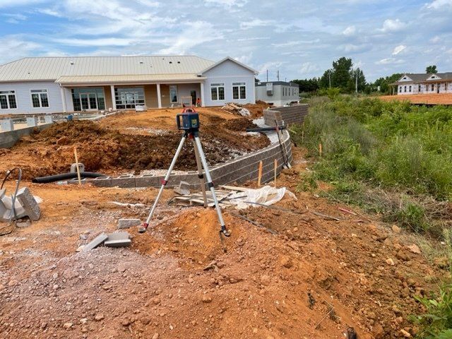 site preparation for a pool deck
