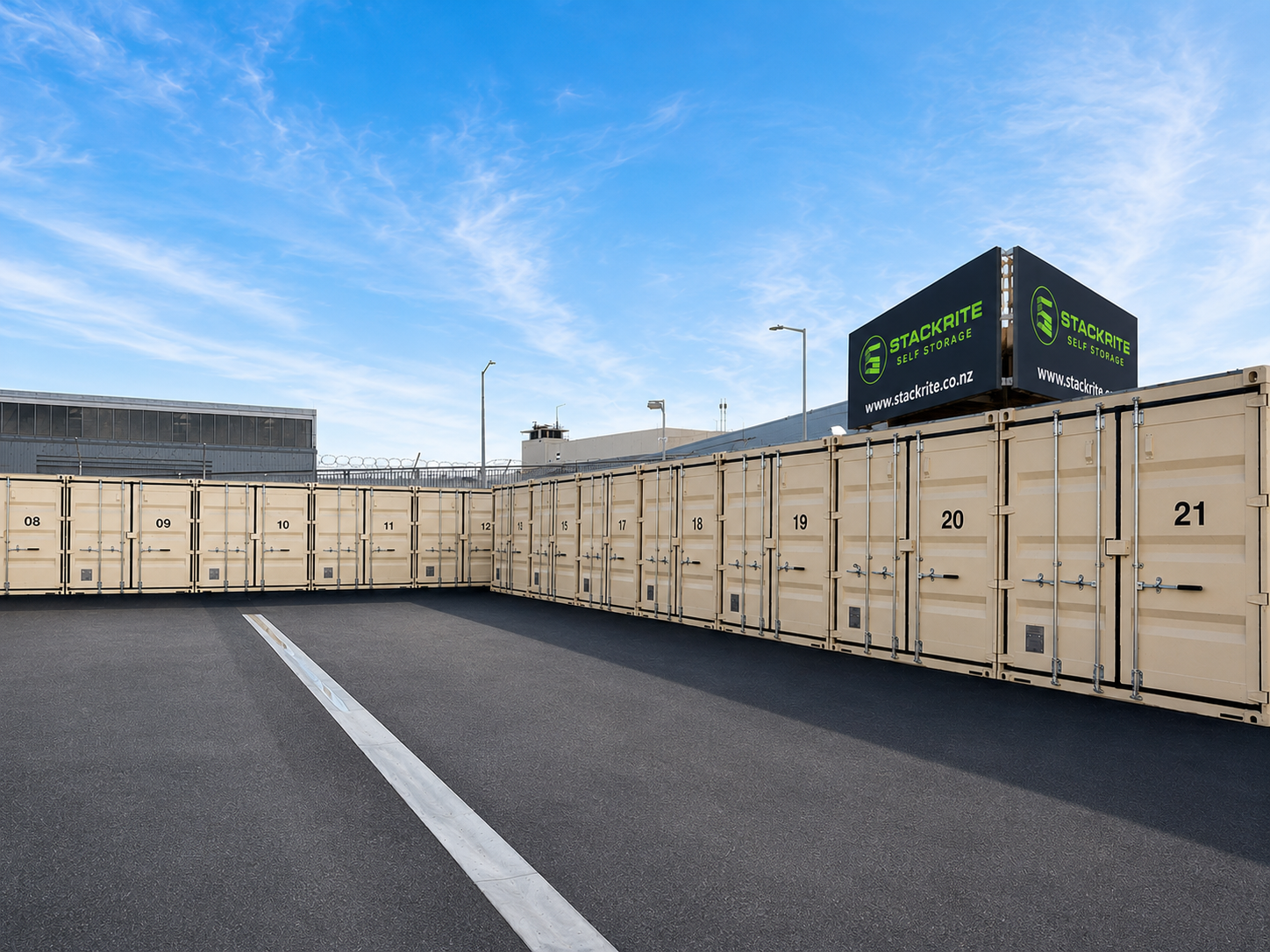 Easy drive-up storage
