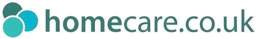 Homecare.co.uk logo with teal icon and text