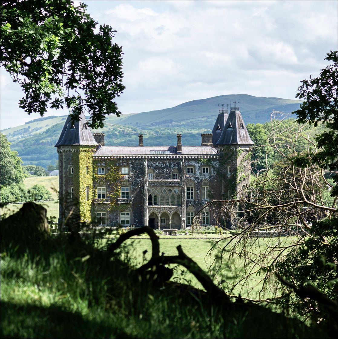 Textured Wooden Coaster, Newton House, Dinefwr Park