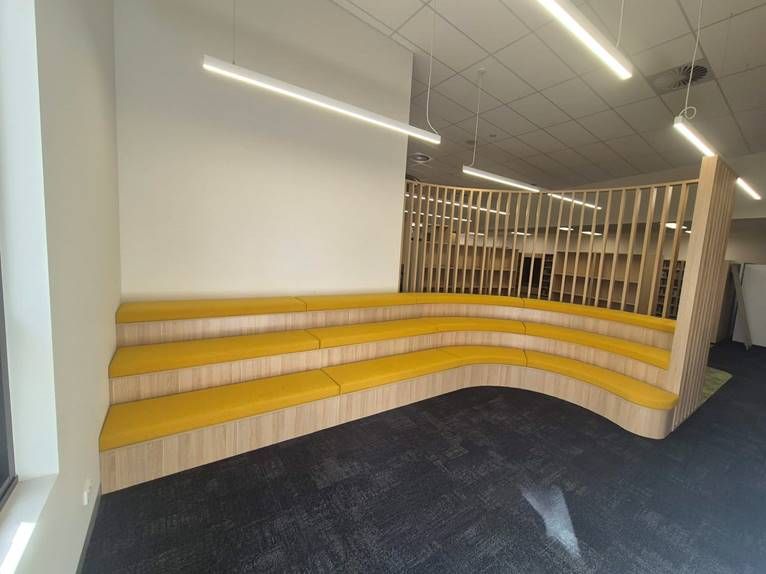 Commercial seating for school in Shepparton