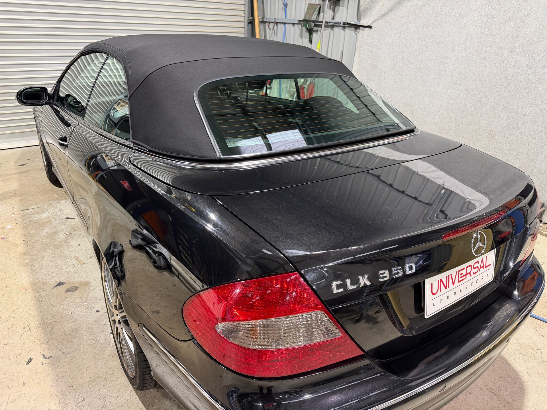 2005 Mercedes-Benz CLK 350 black canvas soft top