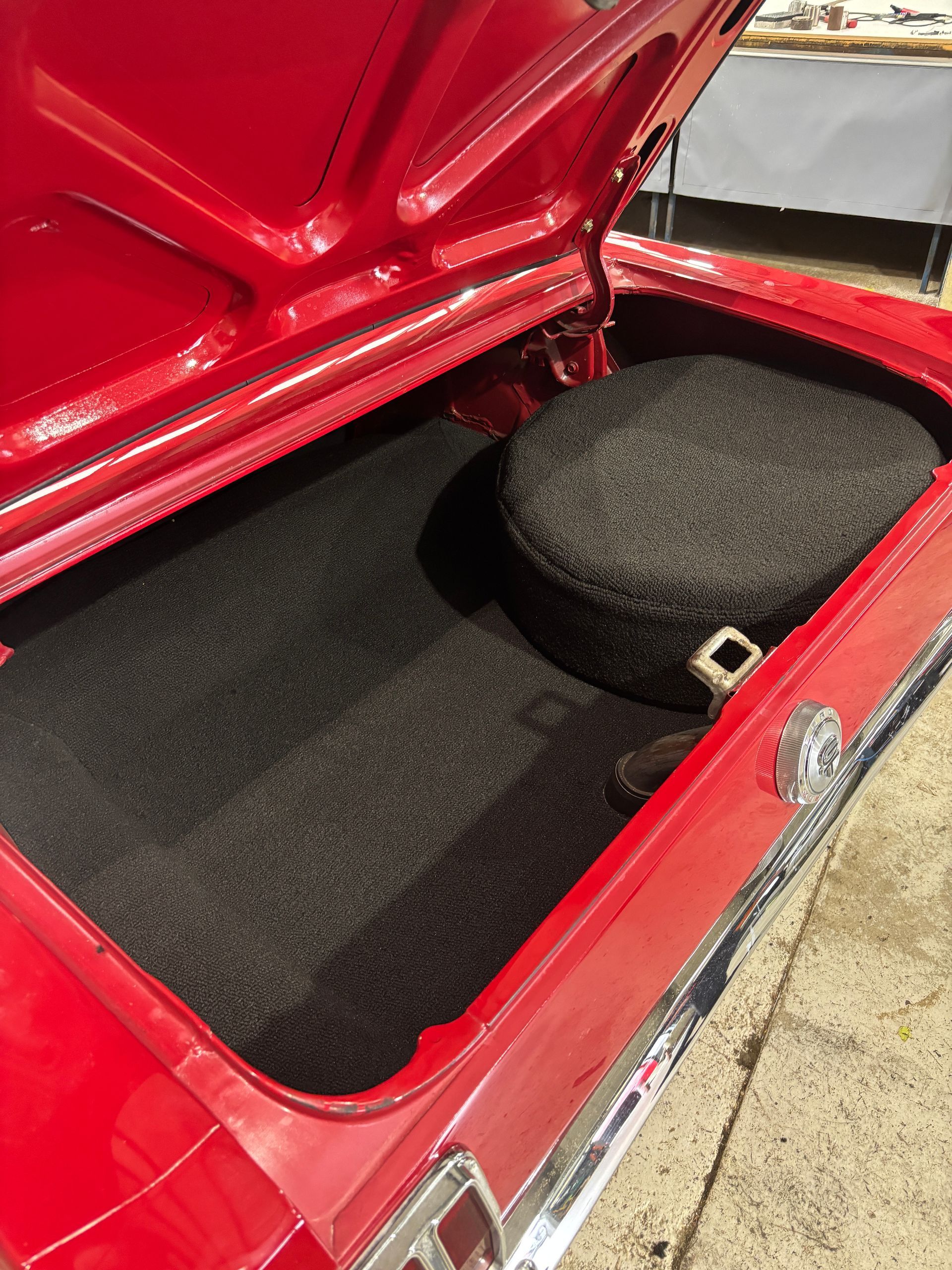 Mustang boot carpet