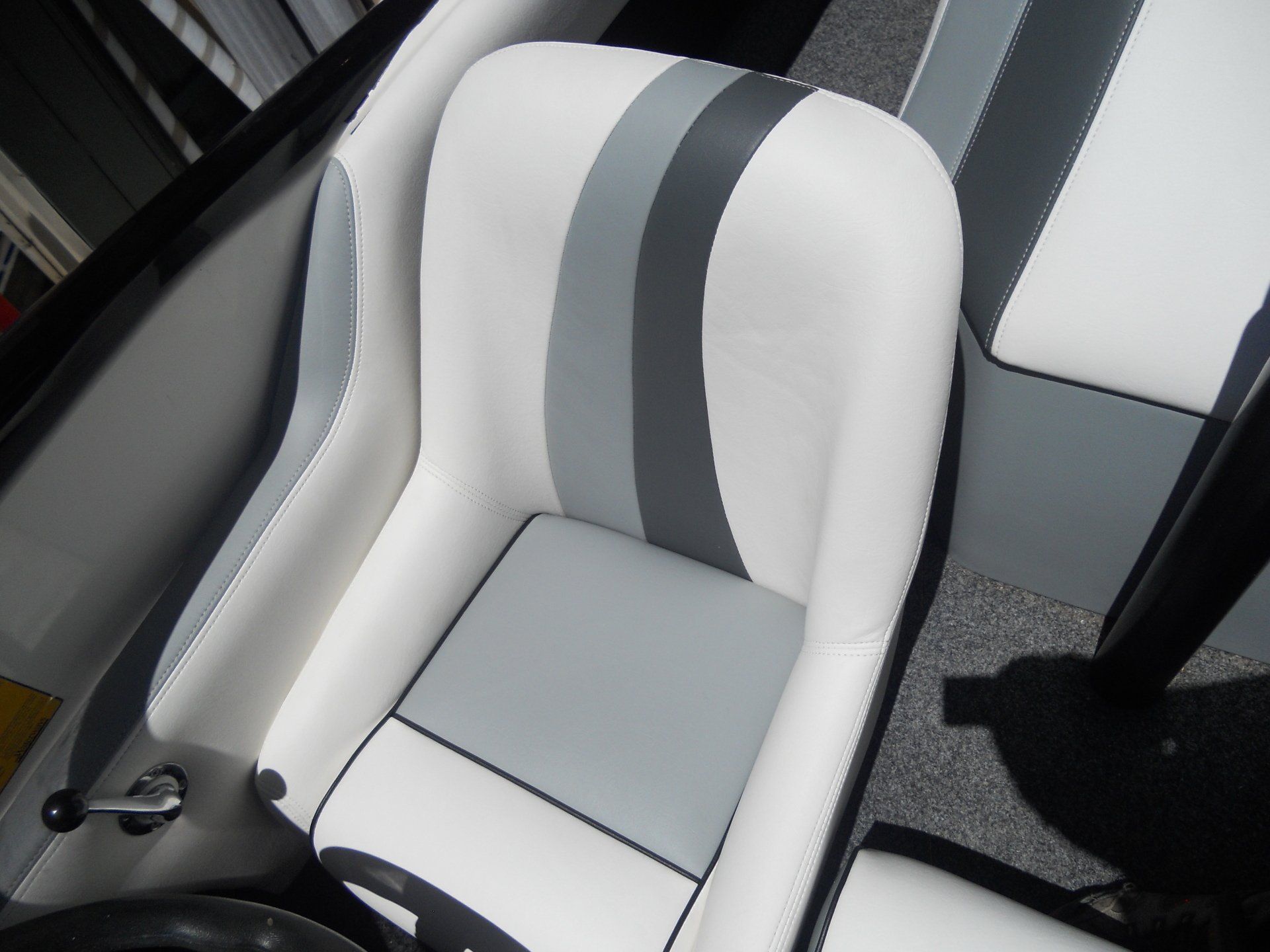 Ski boat driver's seat
