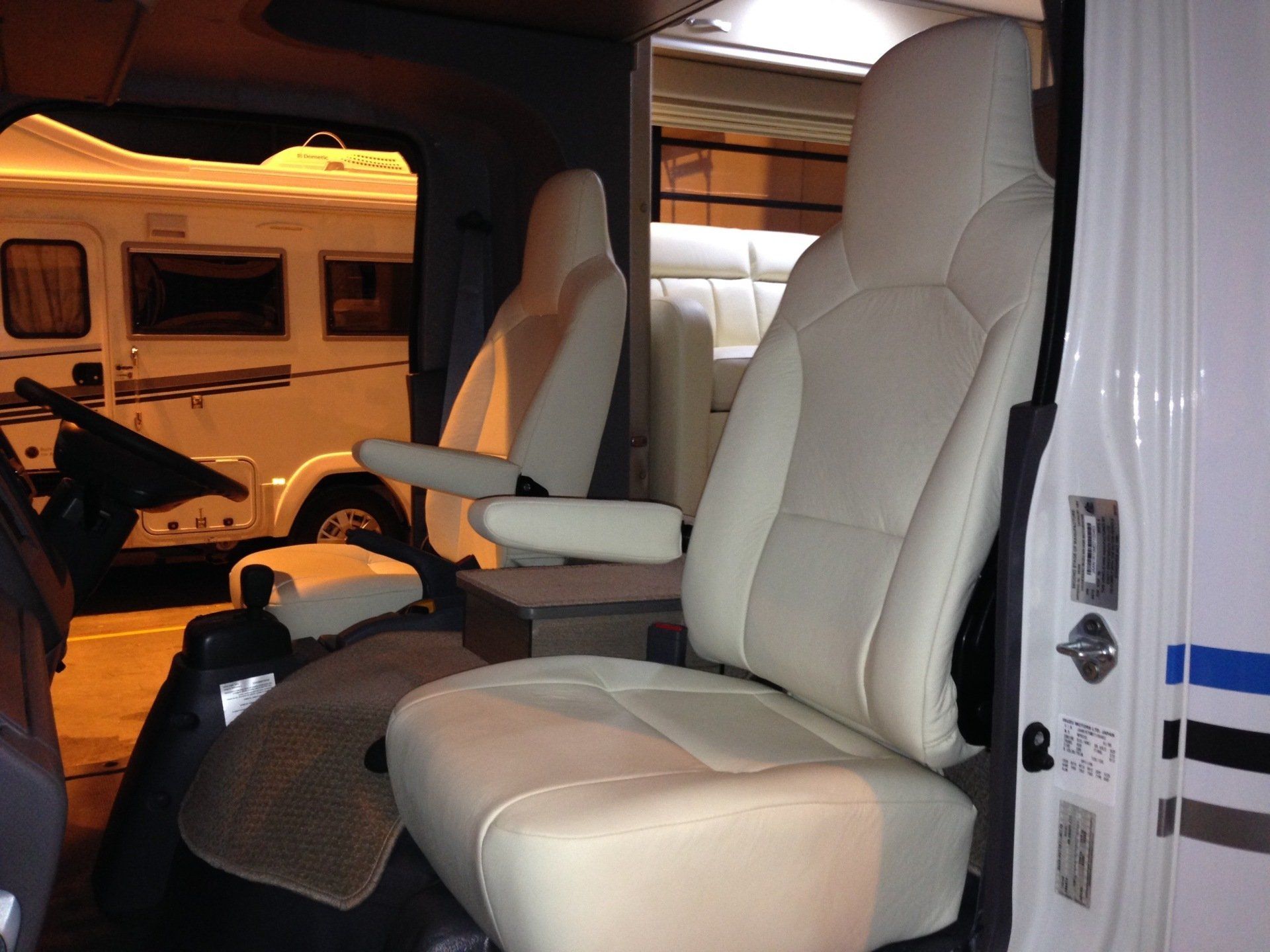 Motorhome driver's seat