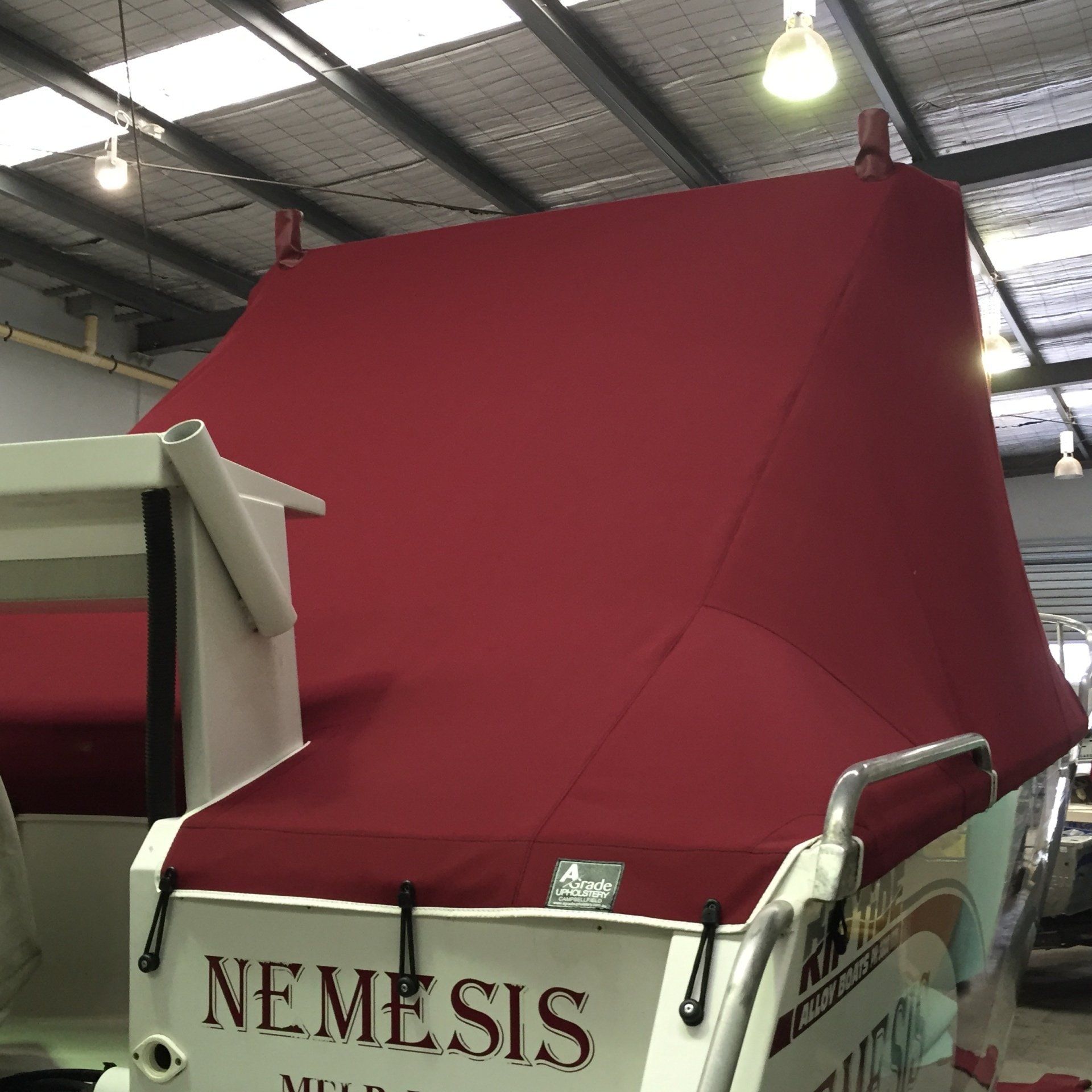 Acrylic Travelling Boat Cover
