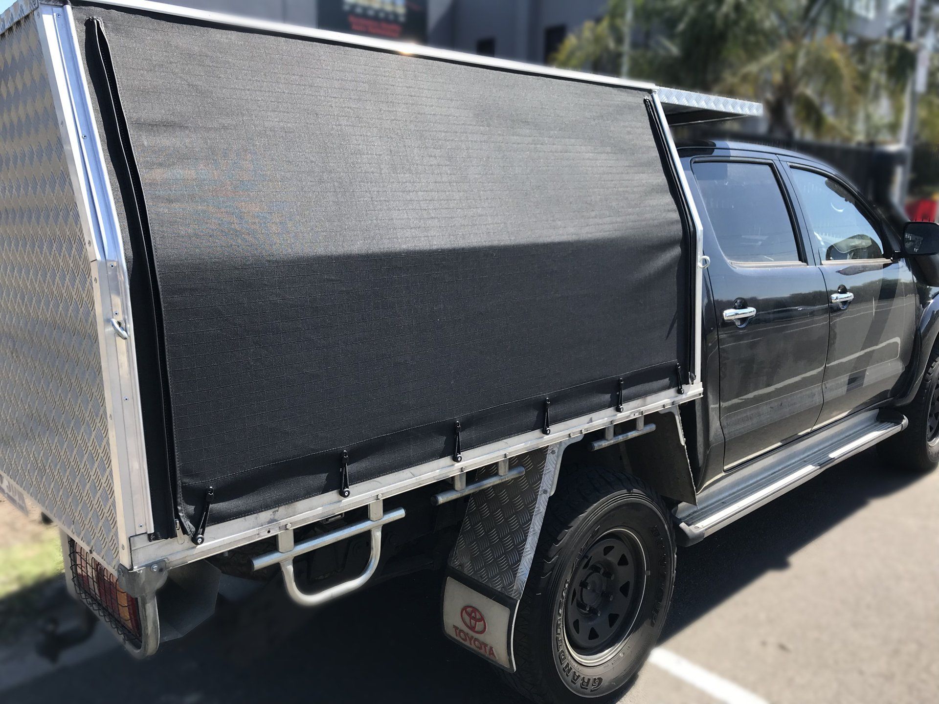 Canvas ute sides
