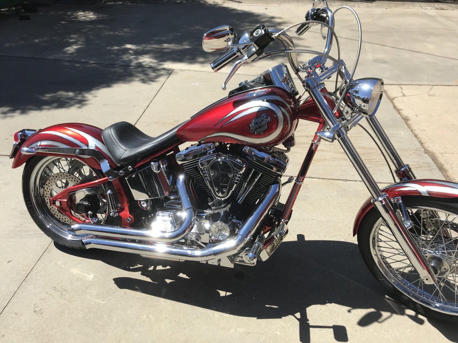 Chopper custom slimline seat