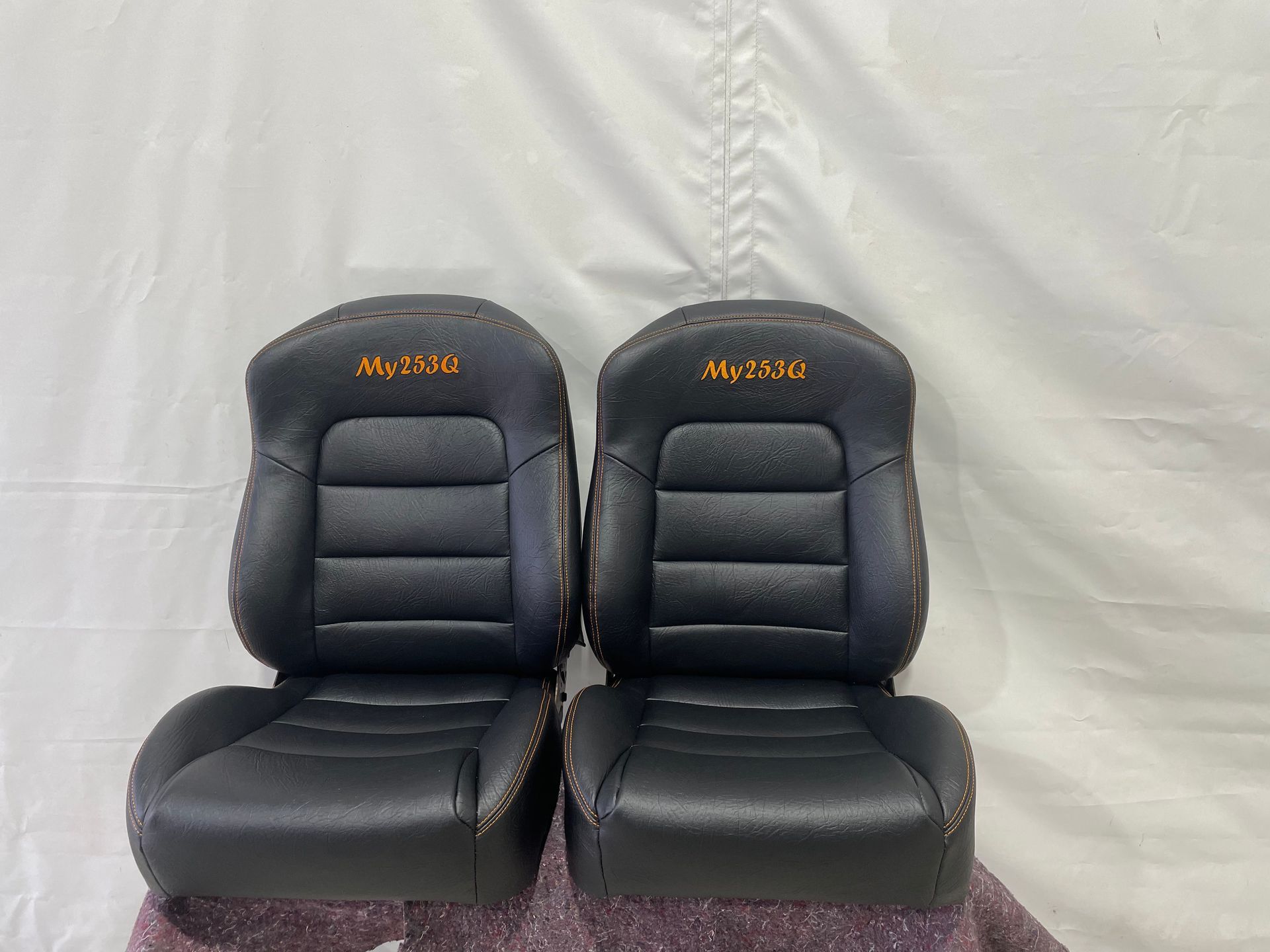 Customised for HQ black leather seats