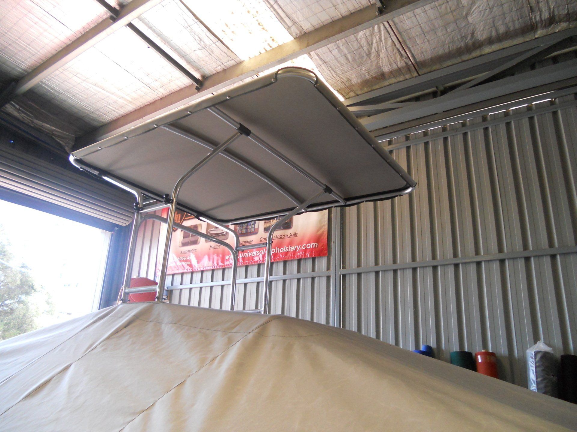 Fishing Boat Freestanding Awning