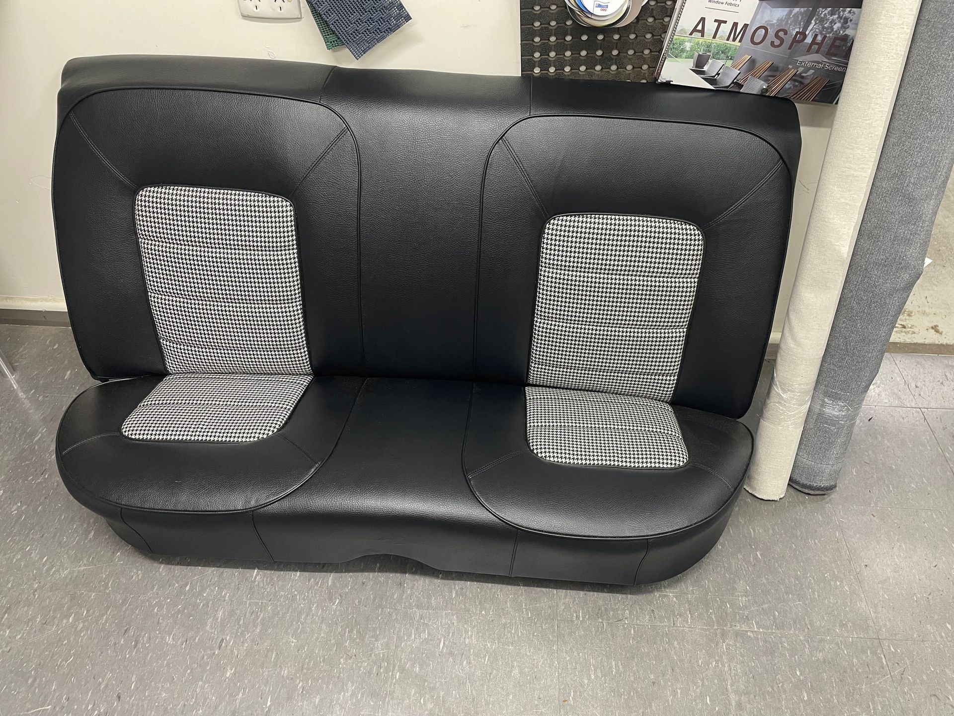 HQ original rear bench seat trim