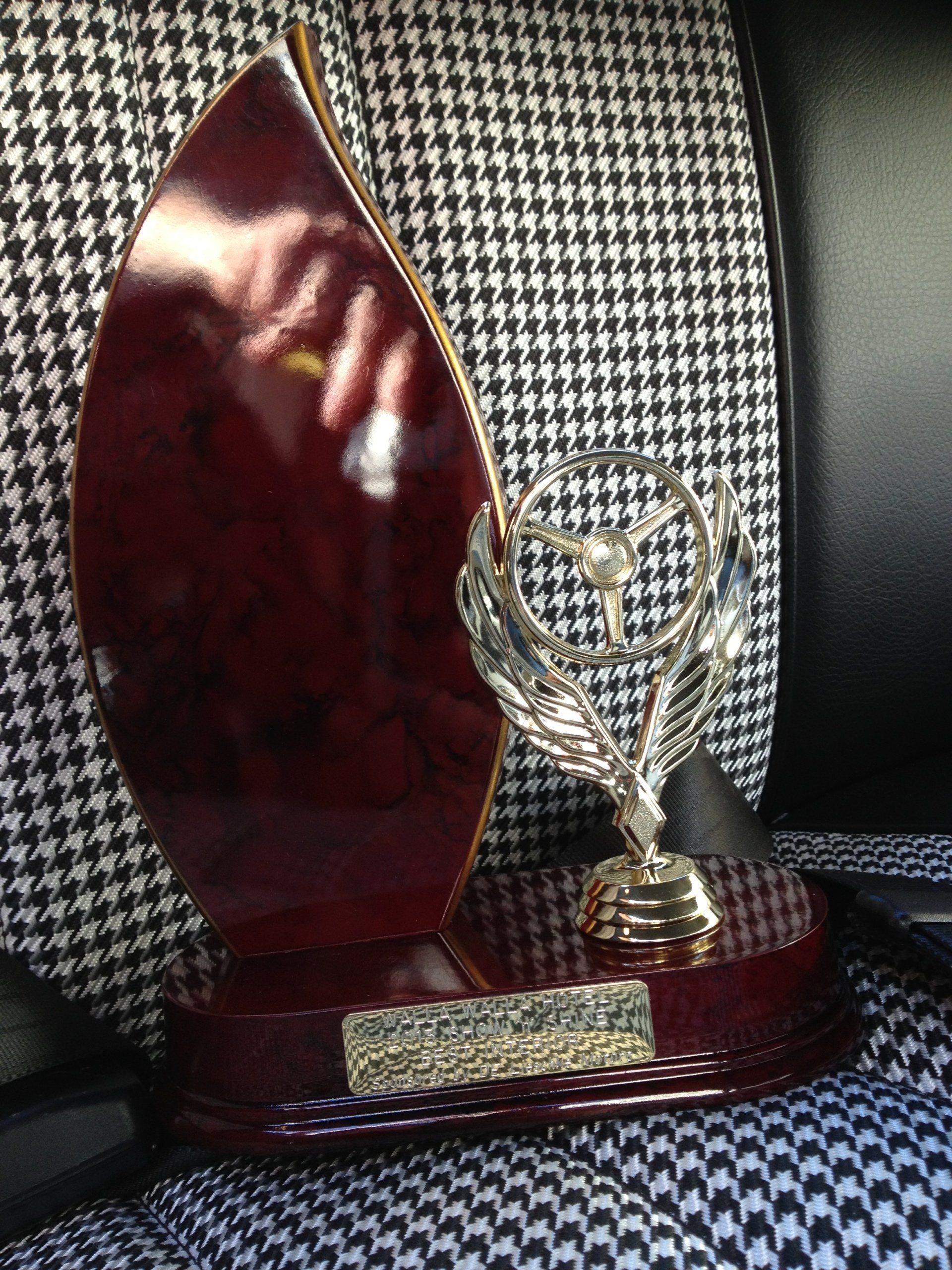 HT Kingswood GTS Monaro 'Best Interior' trophy