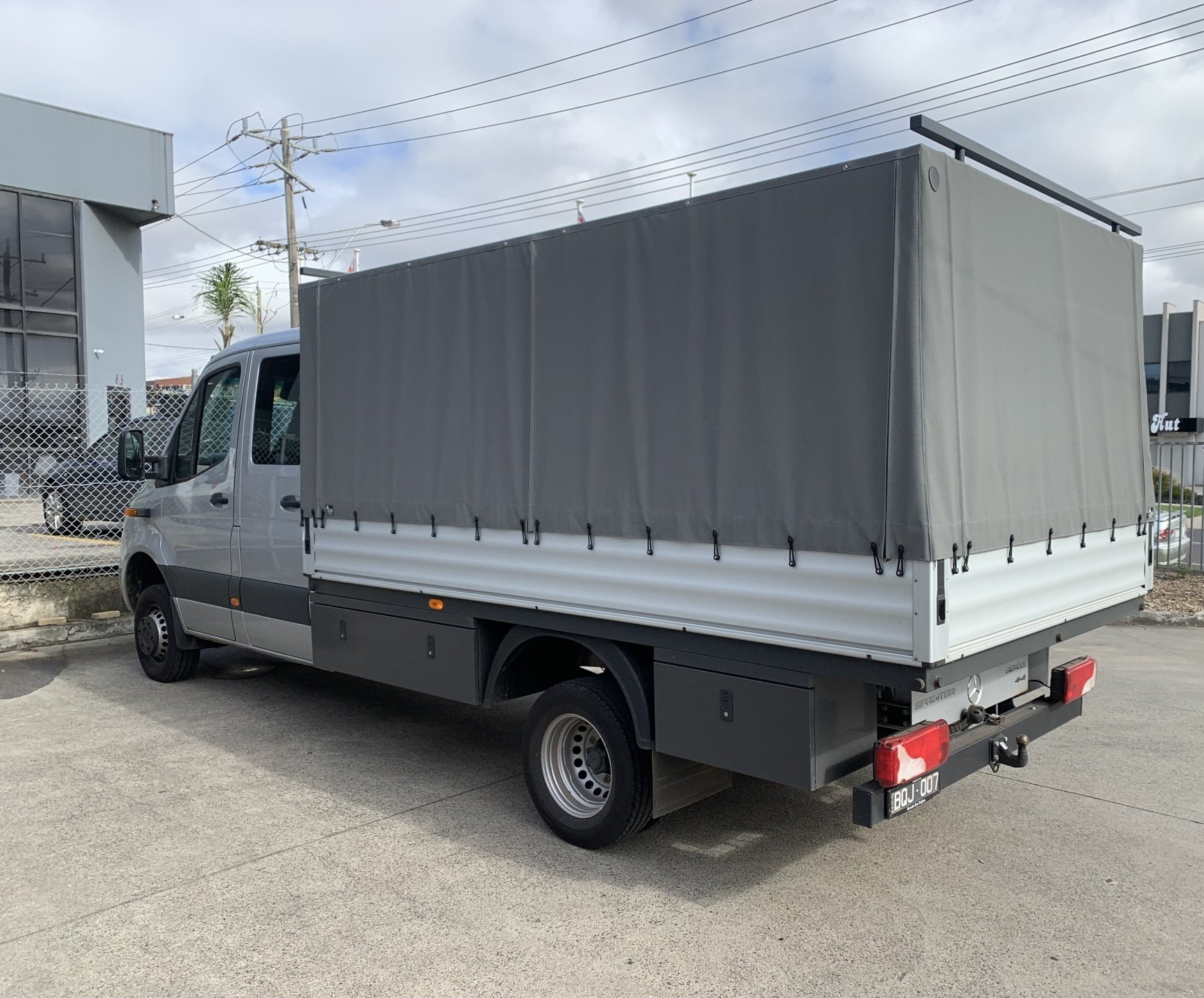 Mercedes Sprinter truck canopy