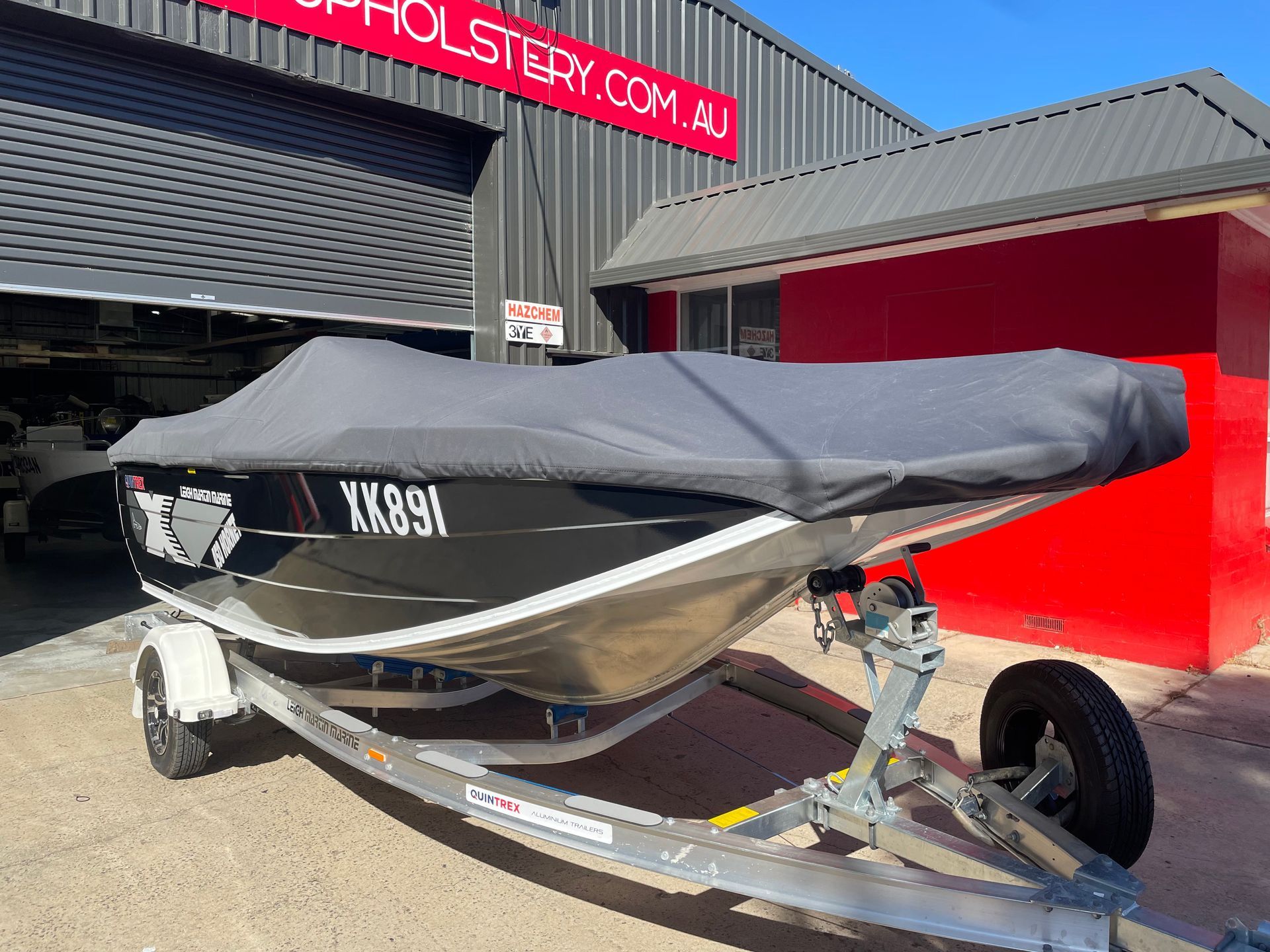Quintrex 450 Hornet weather cover